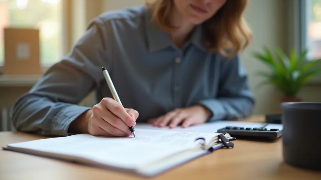 Persona skaita budžetu uz notebook lapas ar dažādiem noteikumiem un kalkulatoru
